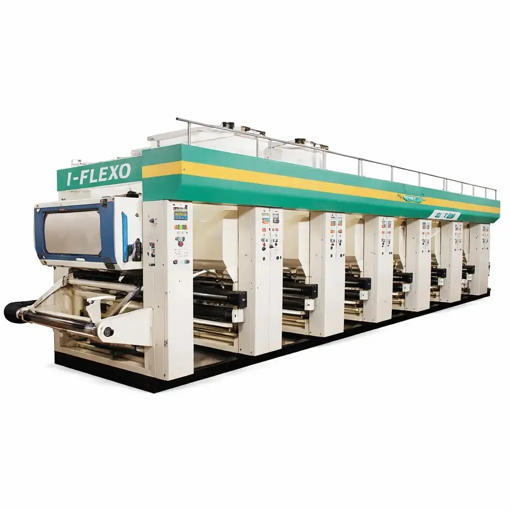 Heavy-duty rotogravure printing machine line by leading Indian manufacturer